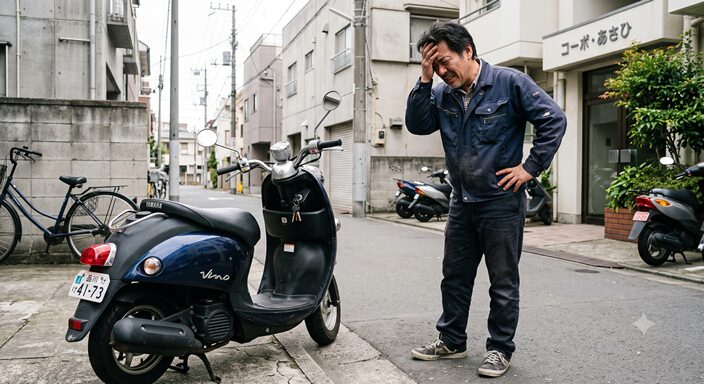 うっかりミスをしたおっさん