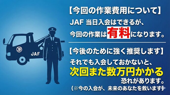 トラブル後でも当日入会は可能かの画像