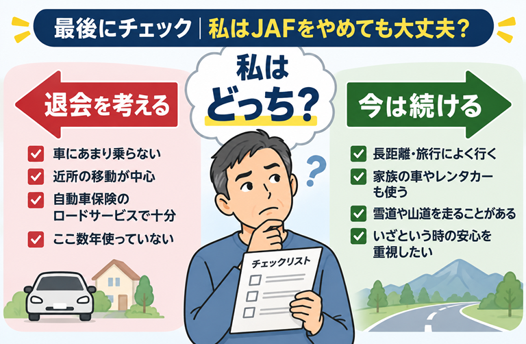 男性がシンプルなチェック表を見ている
