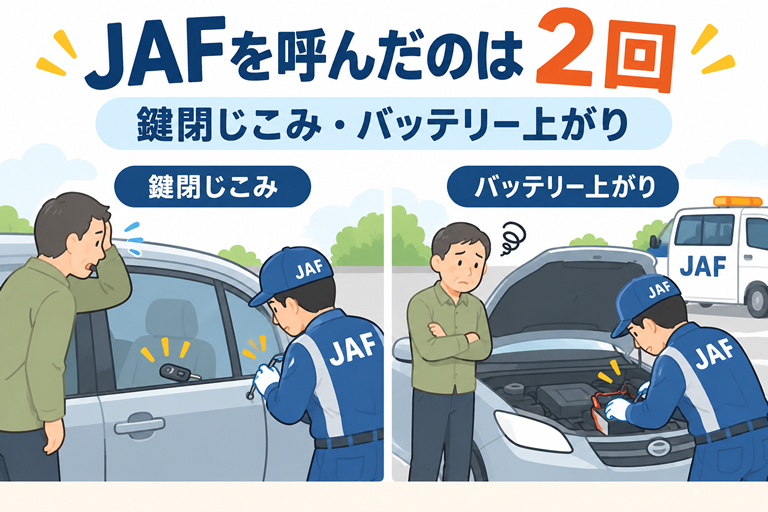 40〜50代の男性と車